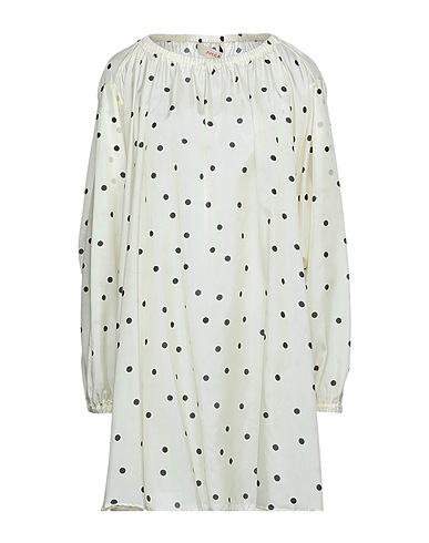 JUCCA Short dress Ivory 100% Silk