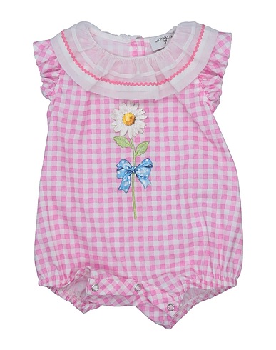MONNALISA Baby jumpsuit  Pink 100% Cotton