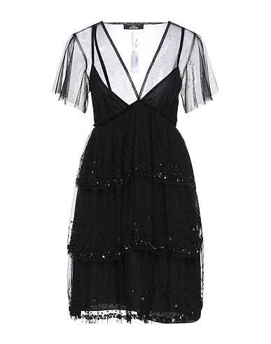 TWINSET Sequin dress Black 100% Polyester