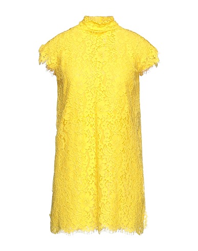 DSQUARED2 Short dress Yellow 40% Viscose, 30% Polyamide, 30% Cotton
