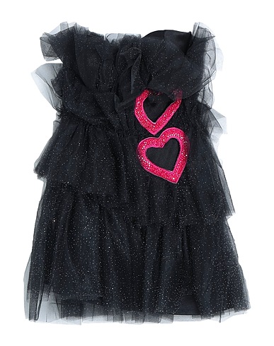 SOANI Vestito corto Nero 100% Poliestere