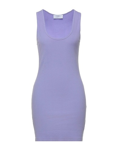 SOALLURE Sheath dress Lilac 95% Cotton, 5% Elastane