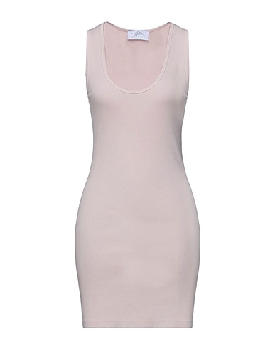 SOALLURE Kurzes Kleid Rosa 95% Baumwolle, 5% Elastan