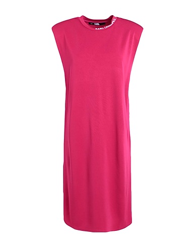 KARL LAGERFELD Vestito corto Fucsia 75% Viscosa, 21% Poliestere, 4% Elastan