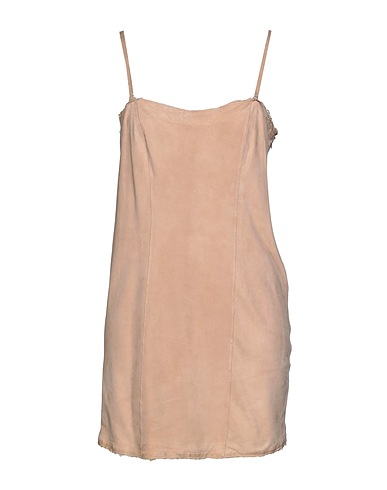 SALVATORE SANTORO Short dress Blush Leather