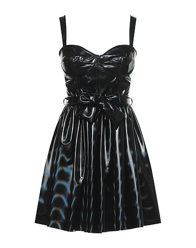 FELEPPA Short dress Black 94% Polyester, 6% Elastane