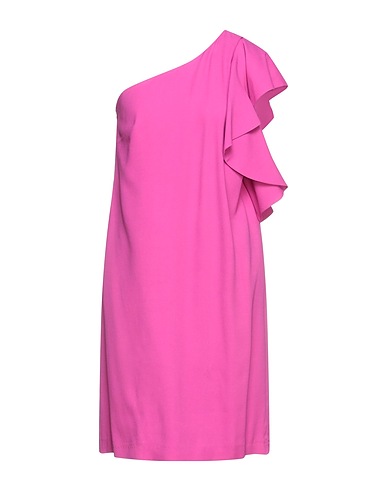L' AUTRE CHOSE Midi dress Fuchsia 81% Acetate, 19% Viscose