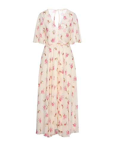 MAJE Midi dress Ivory 100% Recycled polyester