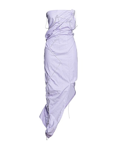 AFTERHOMEWORK Vestito midi Lilla 100% Cotone