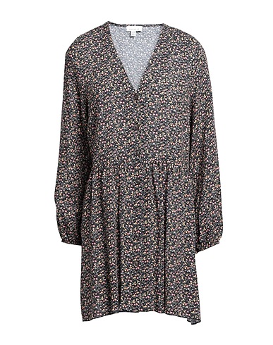 TOPSHOP Короткое платье Чёрный 100% Вискоза