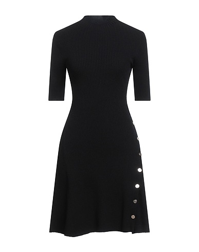 MAJE Office dress Black 52% Viscose, 46% Polyamide, 2% Elastane