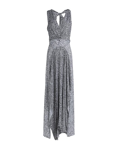 MAJE Long dress White 100% Cupro