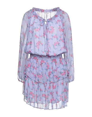 LOVESHACKFANCY Short dress Lilac 100% Silk