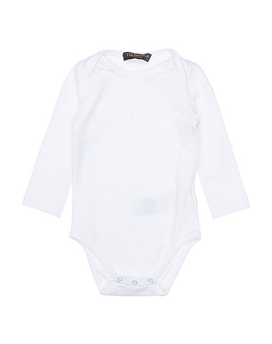 TRUSSARDI JUNIOR Baby bodysuit White 95% Cotton, 5% Elastane