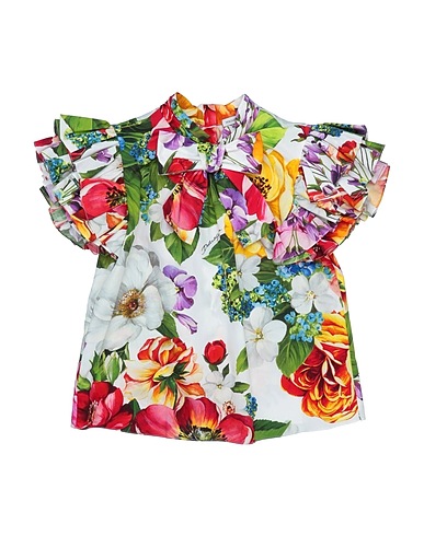 DOLCE&GABBANA Top Bianco 100% Cotone