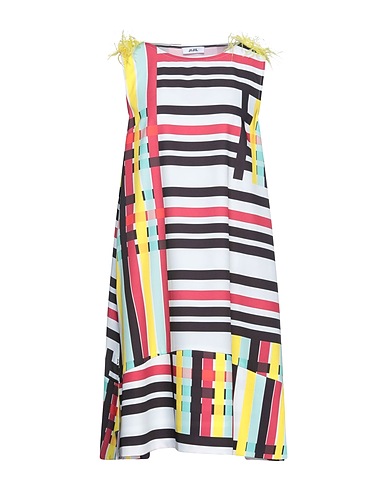 JIJIL Short dress White 96% Polyester, 4% Elastane