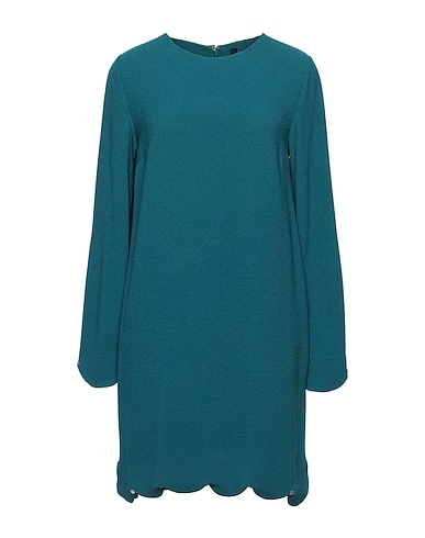PEPE JEANS Short dress Deep teal 97% Polyester, 3% Elastane