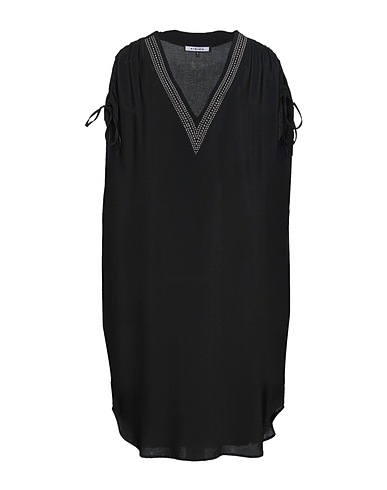 FISICO Vestito corto Nero 65% Acetato, 35% Seta