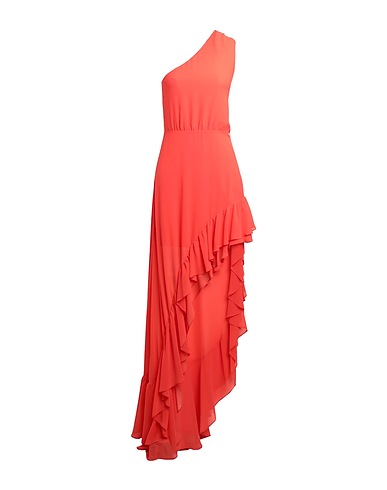 LIU •JO One-shoulder dress Coral 100% Polyester