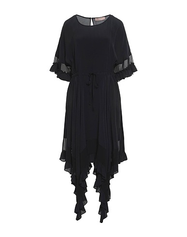 TWINSET Robe mi-longue 66% Viscose, 34% Soie, Nacre