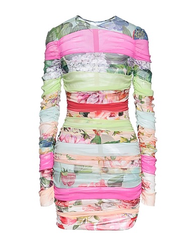DOLCE&GABBANA Sheath dress Fuchsia 92% Silk, 8% Elastane