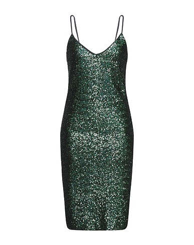 IRIÉ Midi dress Dark green 100% Polyester