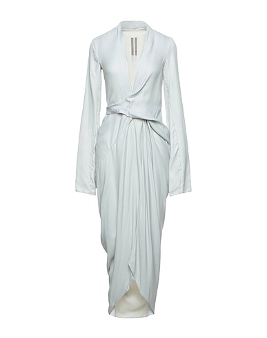RICK OWENS Midi dress Light grey 100% Cupro