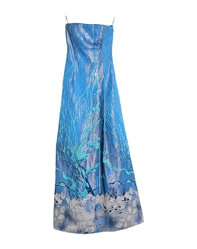 ALBERTA FERRETTI パーティドレス ブルー ポリエステル 84% / シルク 9% / ナイロン 7%