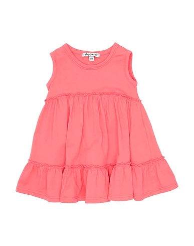 PLEASE Vestido para bebé  Coral 95% Cotton, 5% Elastane