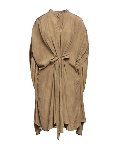 DONDUP Vestito chemisier Sabbia 53% Viscosa, 40% Modal, 7% Seta