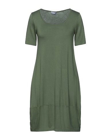 ETUIS Short dress Military green 90% Viscose, 10% Elastane