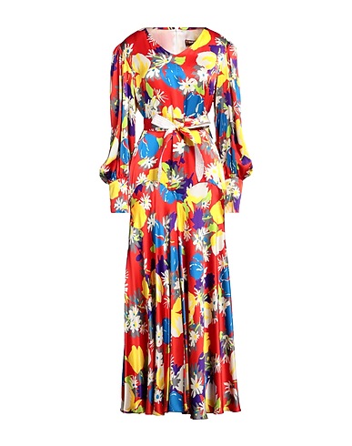 DURO OLOWU Long dress Red Silk