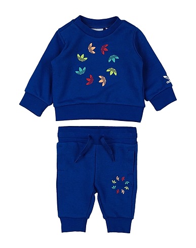 ADIDAS ORIGINALS Βρεφικό σύνολο  CREW SET
 Έντονο μπλε 70% Οργανικό βαμβάκι, 30% Ανακυκλωμένος πολυεστέρας, Ελαστάνη