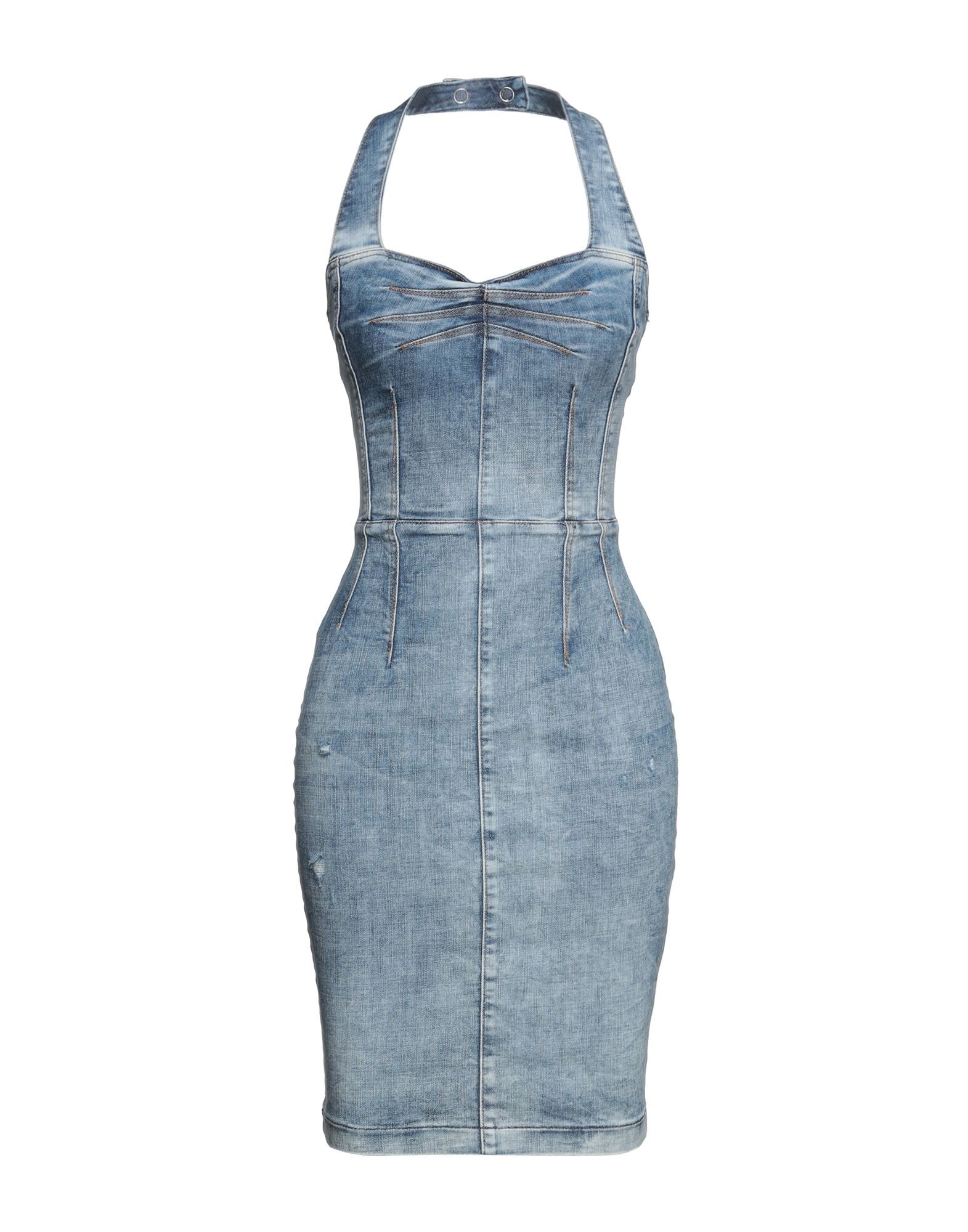 guess denim bodycon dress