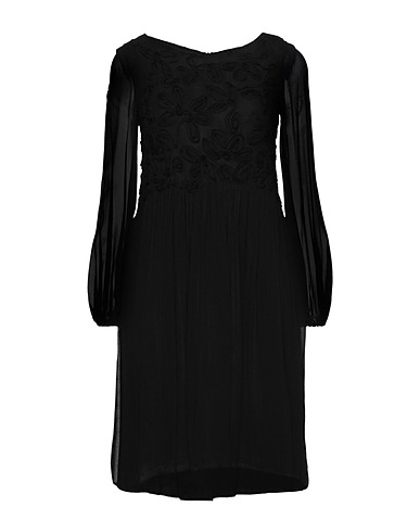 ANTONELLI Vestito corto Nero 100% Viscosa