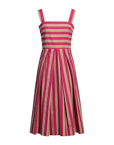 DOLCE&GABBANA Midi dress Fuchsia 100% Cotton