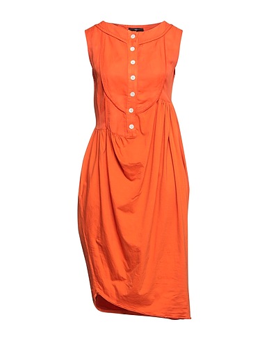 HIGH Midi dress Rust 95% Cotton, 5% Elastane