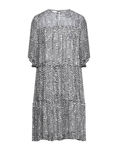 8PM Short dress Grey 100% Viscose