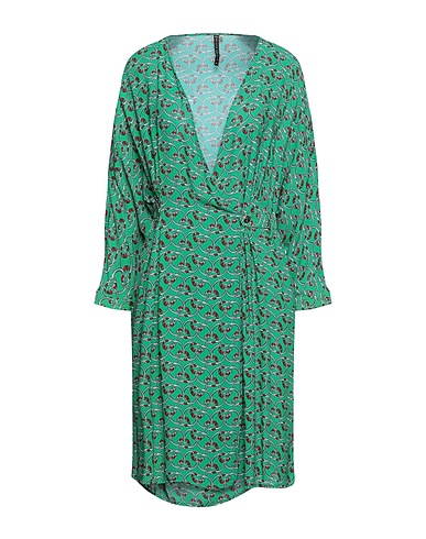 MANILA GRACE Midi-Kleid Grün 100% Viskose