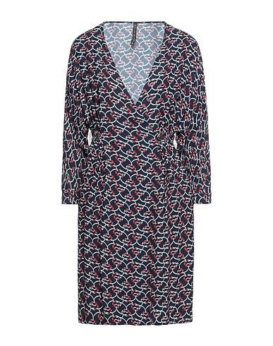 MANILA GRACE Midi dress Midnight blue 100% Viscose
