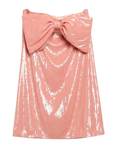 ELISABETTA FRANCHI Sequin dress Salmon pink 100% Polyester
