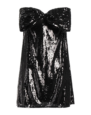 ELISABETTA FRANCHI Sequin dress Black 100% Polyester