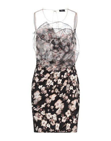 ELISABETTA FRANCHI Sheath dress Black 100% Polyester, Viscose, Elastane, Polyamide