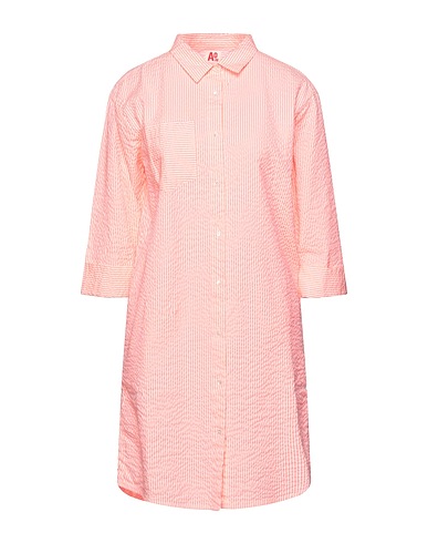 AO76 Shirt dress Salmon pink 60% Cotton, 40% Polyester