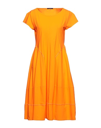 HIGH Midi dress Orange 72% Nylon, 28% Elastane