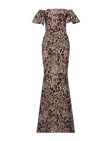 CHIARA BONI LA PETITE ROBE Long dress Beige 72% Polyamide, 28% Elastane