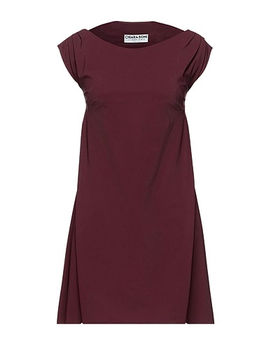 CHIARA BONI LA PETITE ROBE Short dress Burgundy 72% Polyamide, 28% Elastane