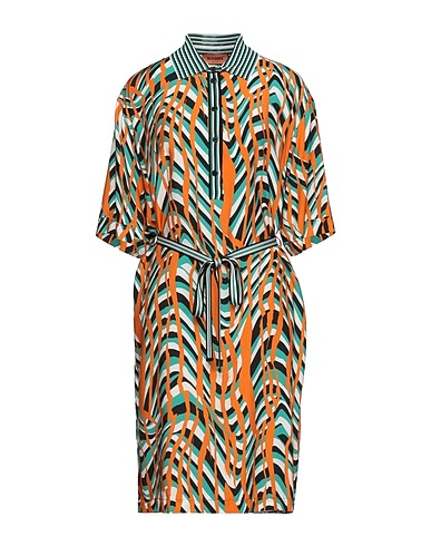 MISSONI シュミーズドレス オレンジ レーヨン 75% / シルク 25%