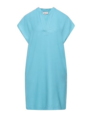 PAUL & JOE Short dress Turquoise 100% Polyester