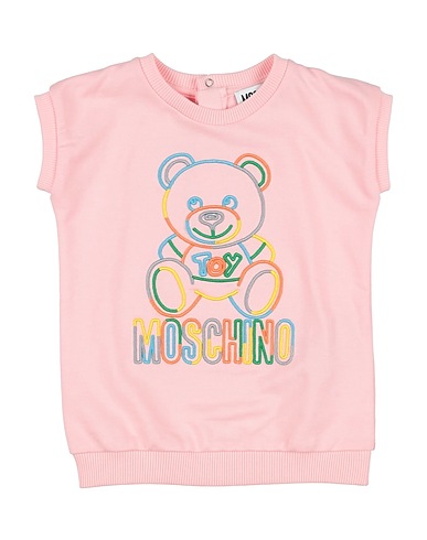 MOSCHINO BABY Vestido para bebé  Pink 100% Cotton, Elastane, Polyester